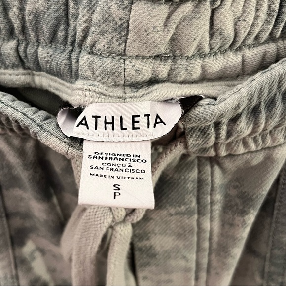 Athleta Farallon Jogger Pants green/grey "fog camo coast" sz. S - Picture 7 of 11